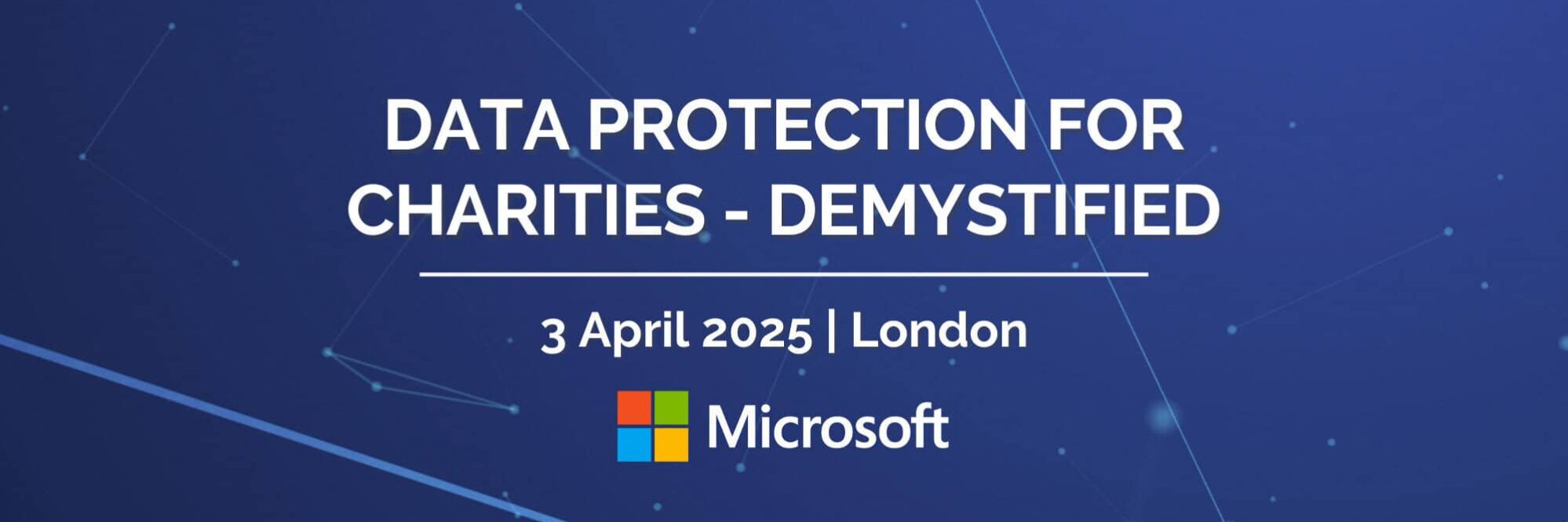 Banner for Data Protection for Charities - Demystified