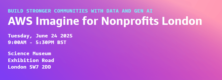 Banner for Build stronger communities with data and gen AI
